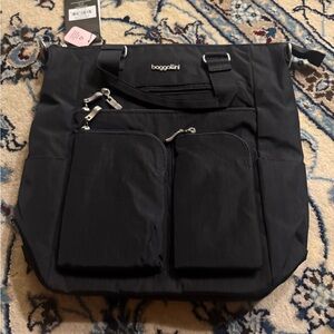 Baggallini Soho Backpack Women's Laptop Backpack Travel Bag Black